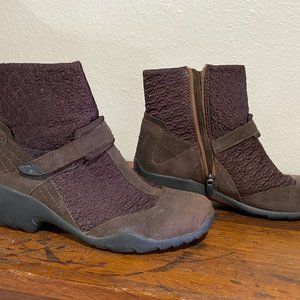 Dr. Scholl's Falza-Brown Leather Natural Sport Boot size 9 Medium,